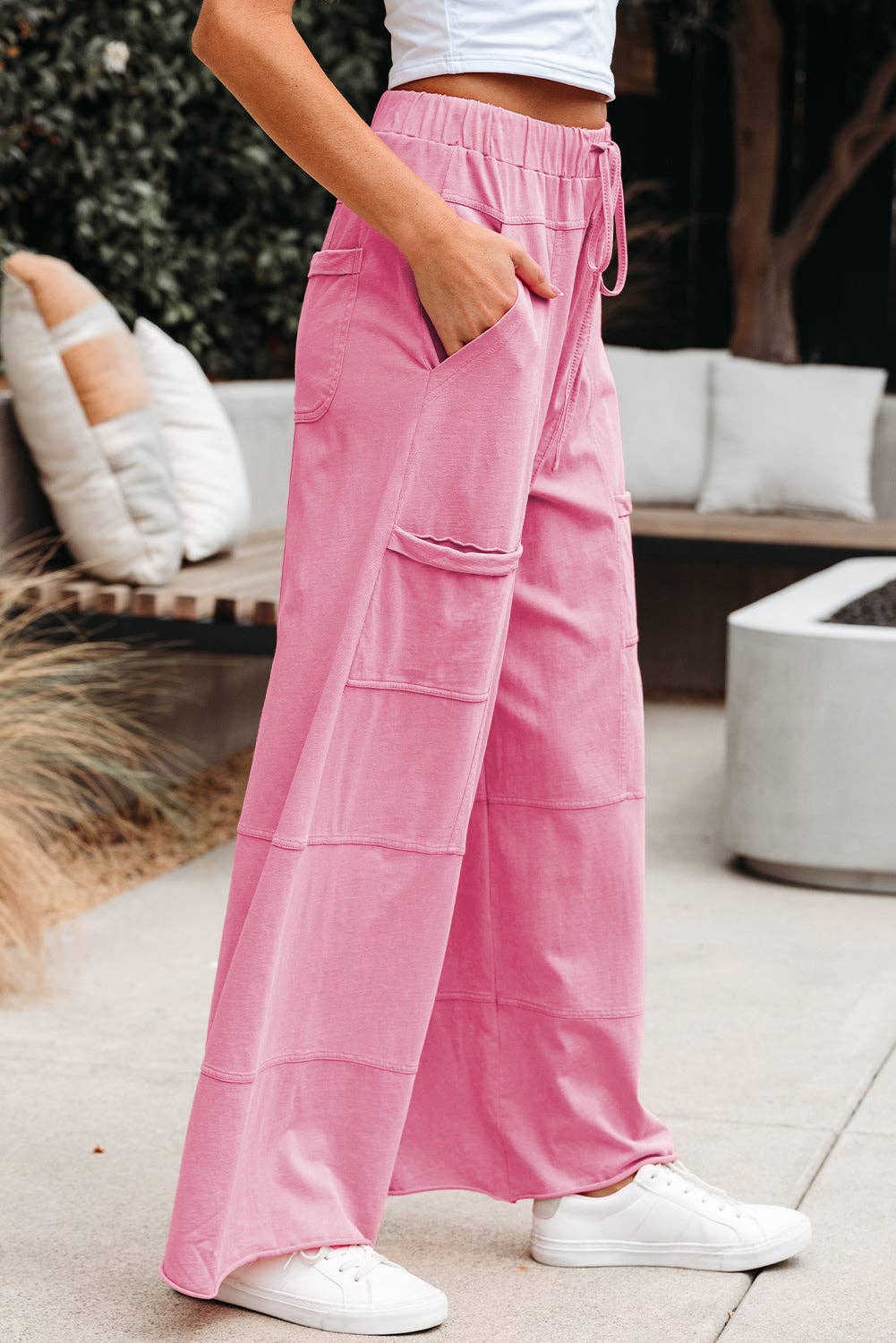 Wide Leg Cargo Pants