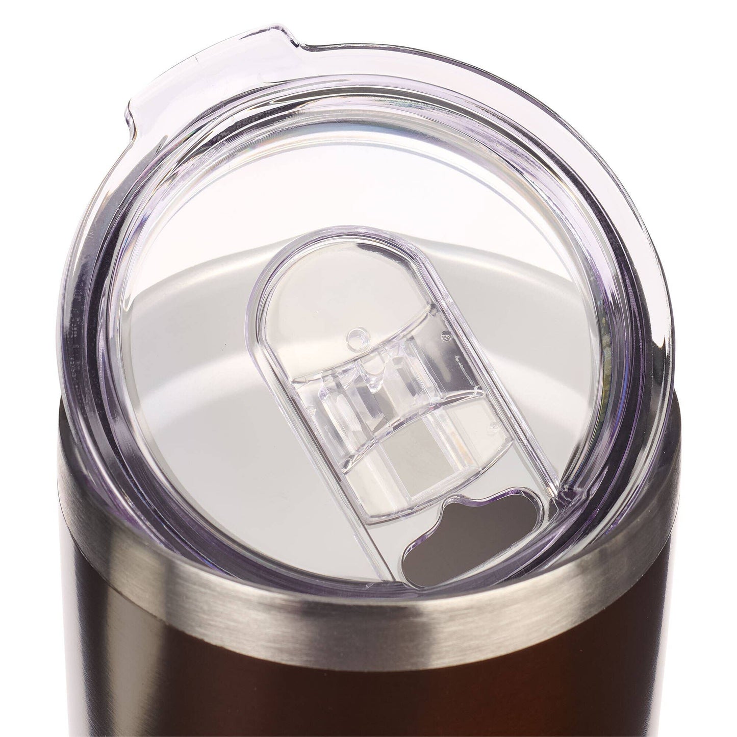 Brown Travel Mug Stand Firm in Faith