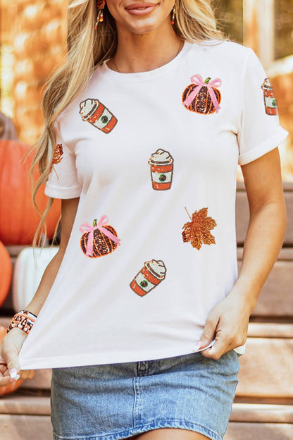 Pumpkin Fall Graphic T-Shirt