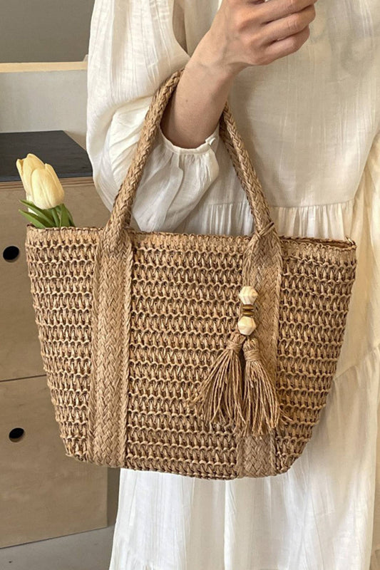 Rattan Woven Tote Bag