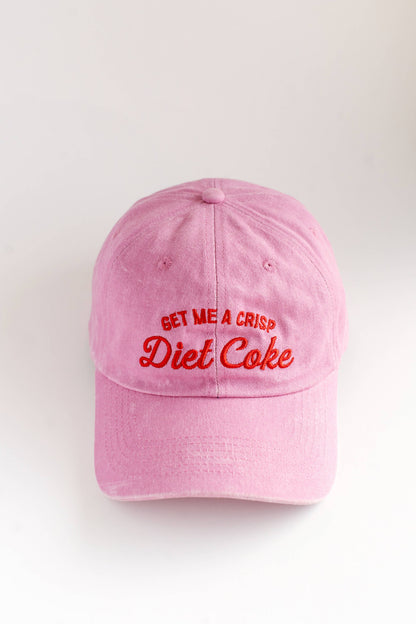 Crisp Diet Coke Pink Cap