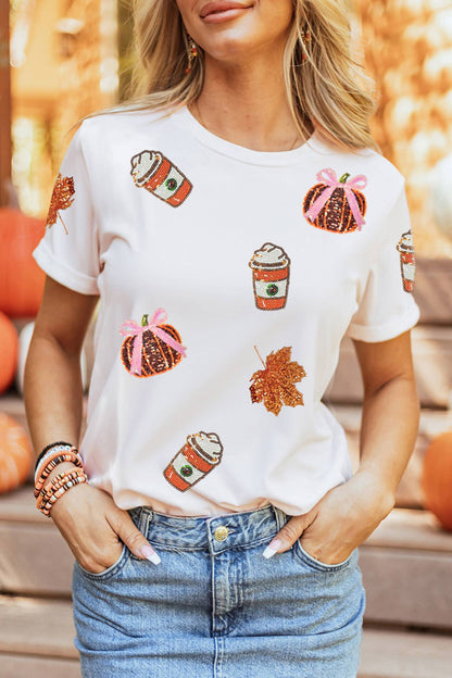 Pumpkin Fall Graphic T-Shirt