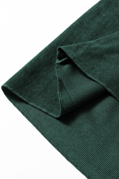 Green Lantern Sleeve Tiered Mini Dress