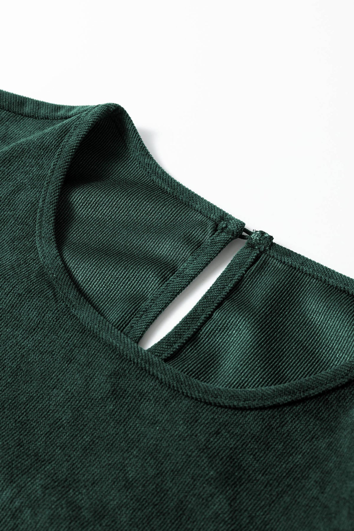 Green Lantern Sleeve Tiered Mini Dress