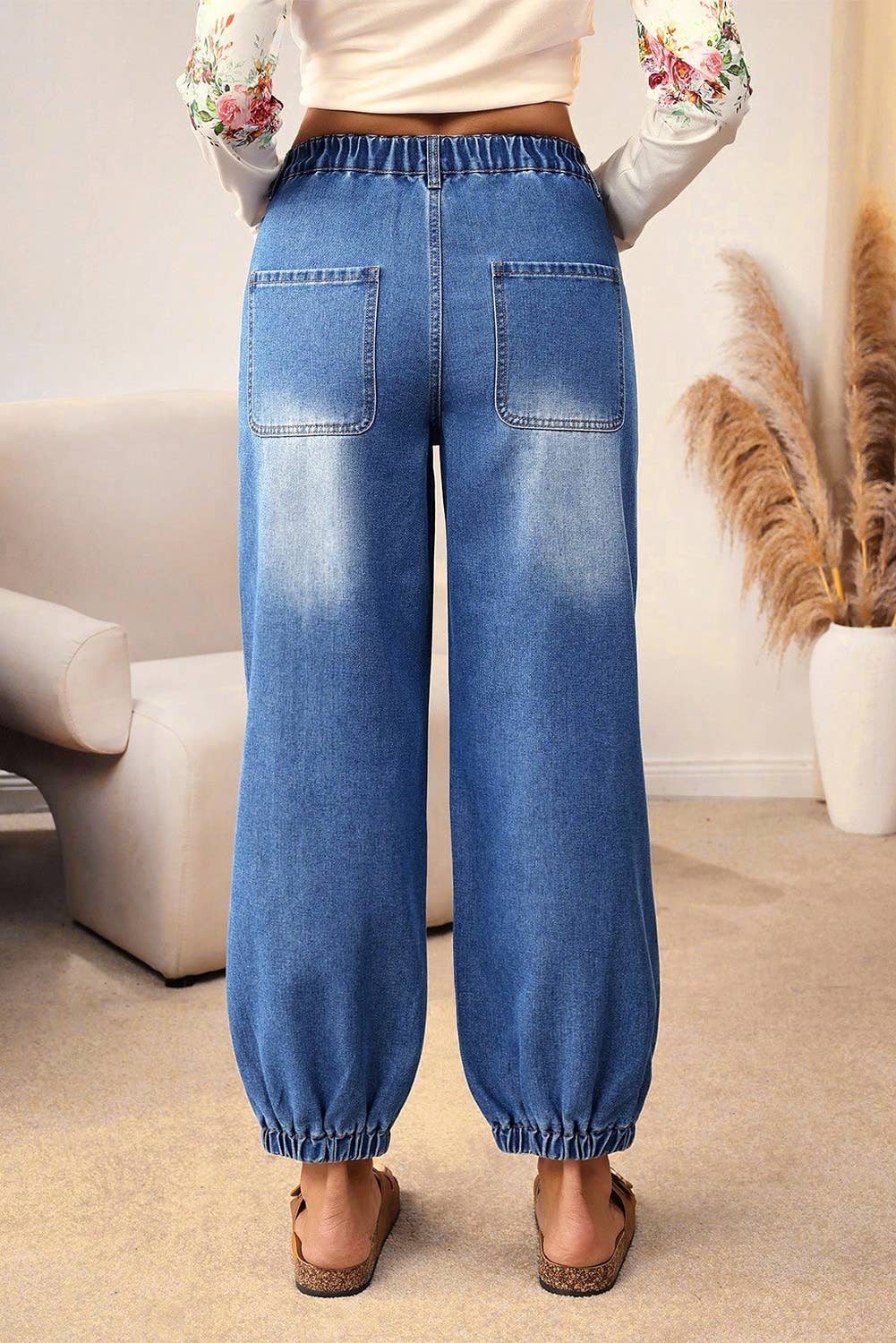 Tapered Casual Loose Fit Jeans