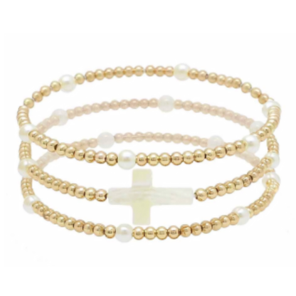 Grace Within Stack Bracelets